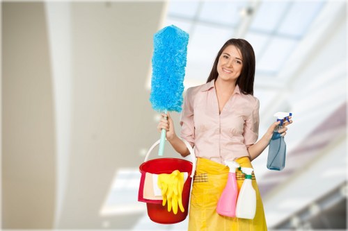 Commercial cleaning service in Barnes maintaining a tidy office space