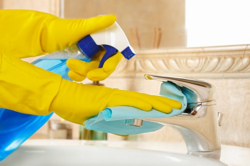 Professional after builders cleaning in a Barnes home after renovation