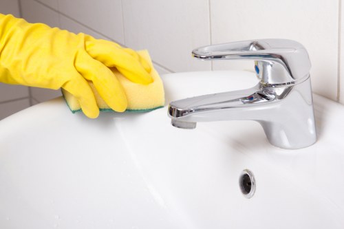 Cleaned living space after after builders cleaning in Barnes