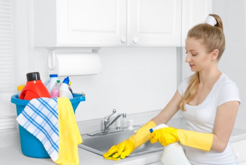 Detailed one off cleaning in Barnes for bathrooms and high-touch areas